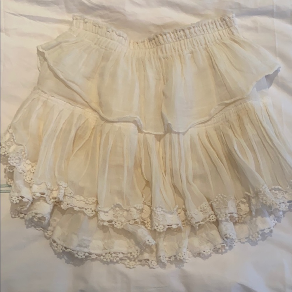 LoveShackFancy ruffle skirt